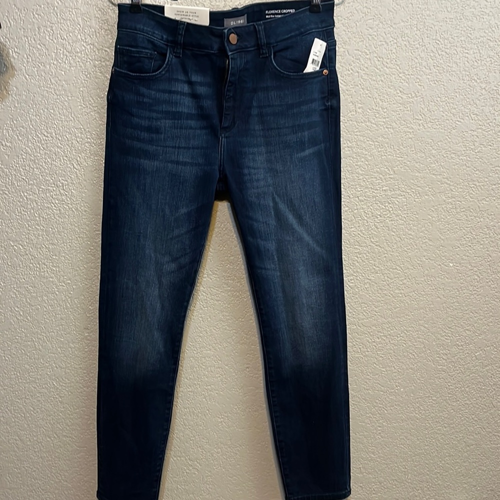 NWT DL1961 Florence Cropped mid rise skinny size 29